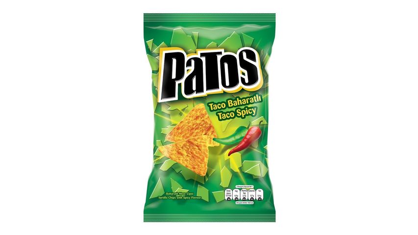 Patos Taco Baharatlı Parti Boy Cips 185 g