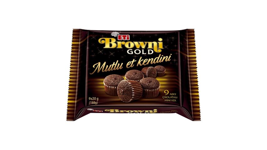 Eti Browni Gold Mini Çikolatalı Kek 180 g