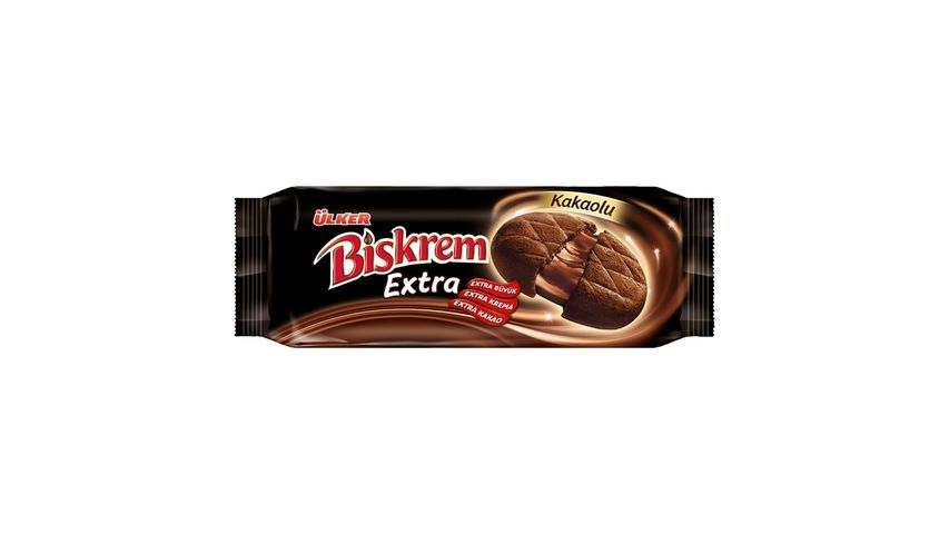 Ülker Biskrem Extra Cocoa Cream Biscuit 184 g