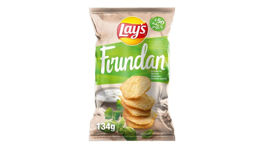 Lay's Baked Yogurt Seasonal Greens Potato Snack Party Size 134 g