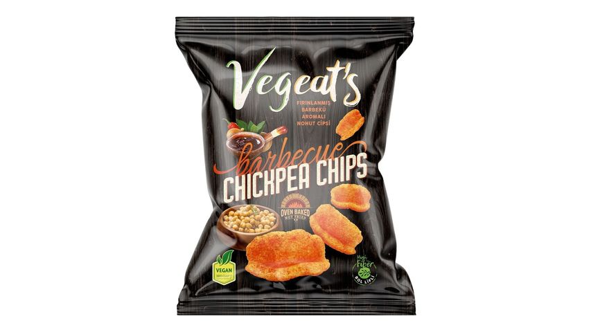 Vegeat's BBQ Chickpea Chips 50 g