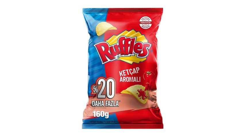 Ruffles Ketçaplı Patates Cipsi Parti Boy 160 g