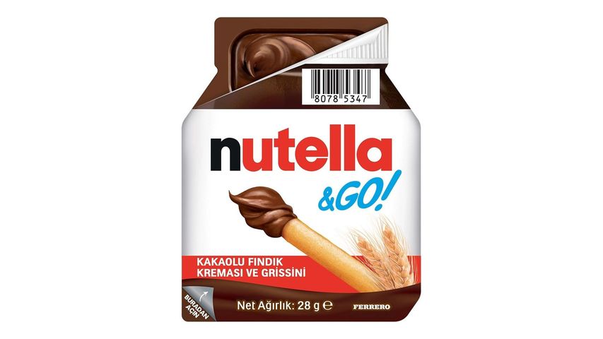 Nutella & Go Cocoa Hazelnut Cream & Grissini 28 g