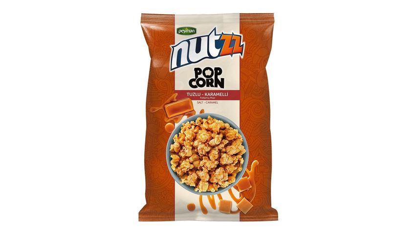 Nutzz Karamelli Popcorn Patlamış Mısır 90 g