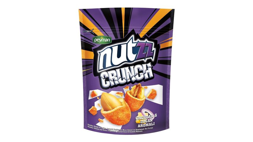 Nutzz Crunch Cheddar & Soğan Aromalı 82 g