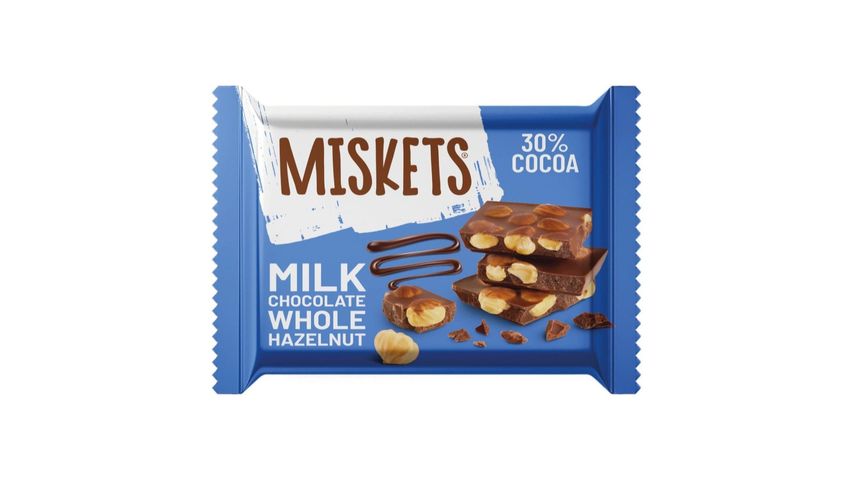 Miskets Hazelnut Milk Chocolate Tablets 60 g