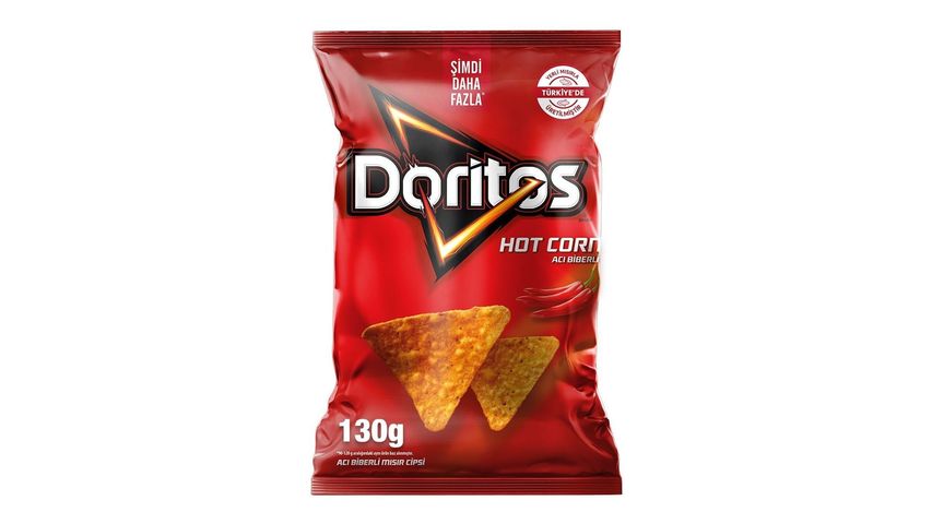 Doritos Hot Corn Chips Super Size 130 g