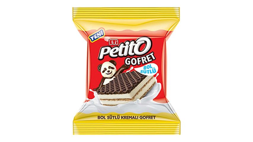 Eti Petito Plain Cocoa Wafer with Rich Milk Cream 26 g