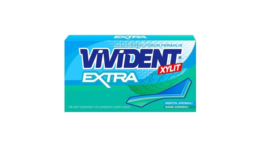 Vivident Extra Menthol & Mint Gum 26 g