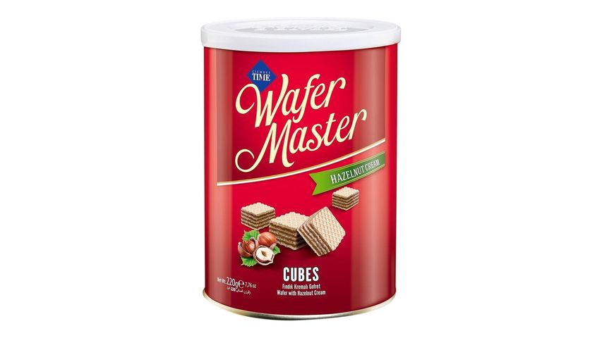 Time Wafer Master Cubes Fındıklı Gofret 220 g