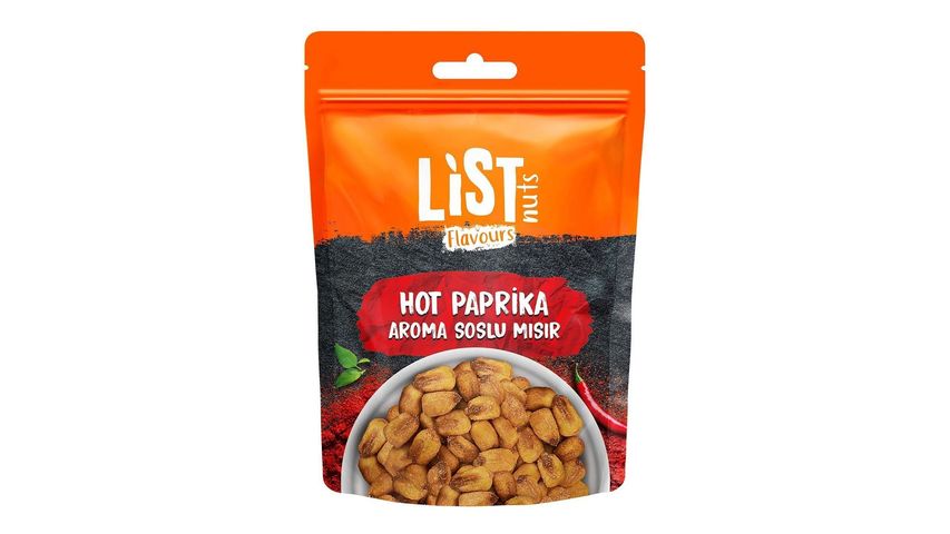 List Flavours Hot Paprika Soslu Mısır 75 g