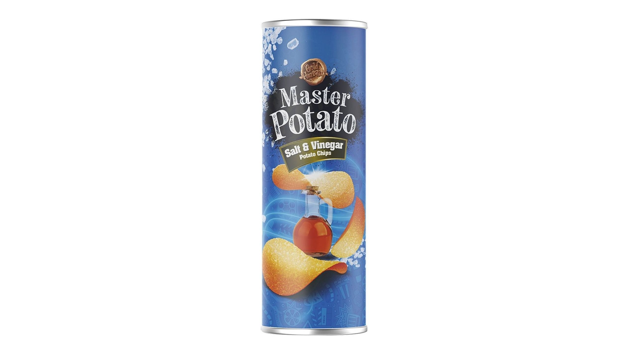 MASTER POTATO SALT&VİNEGAR FLAVOURED CHİPS 160G