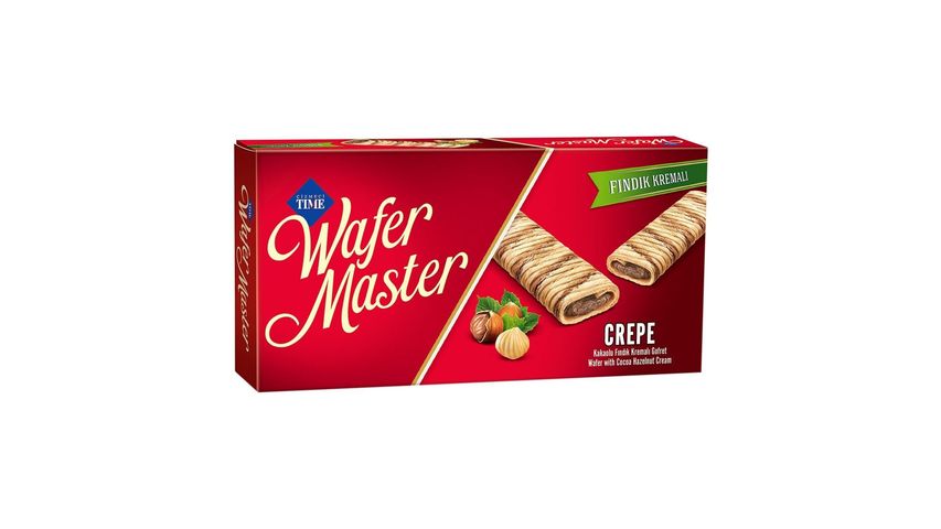 Time Wafer Master Crepe Hazelnut Wafer 65 g