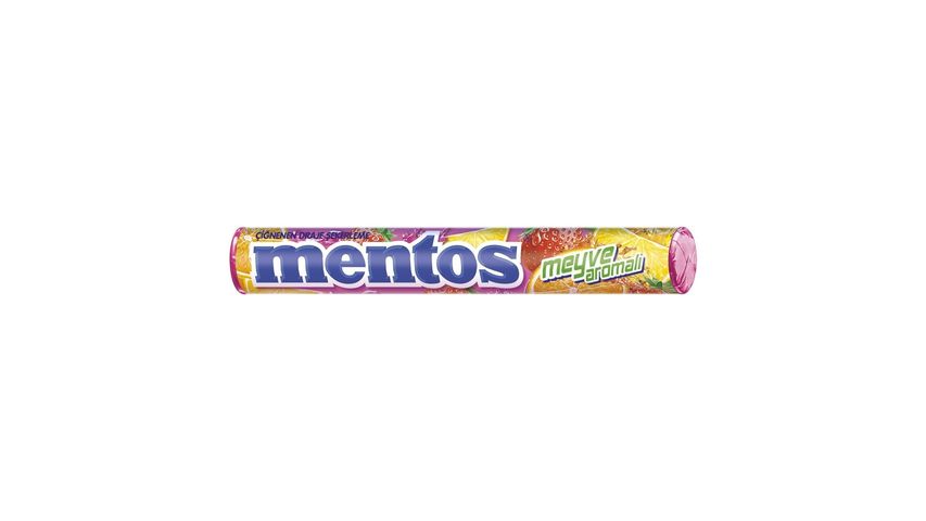 Mentos Meyveli Şeker Çiğnenen Drajeli 37,5 g