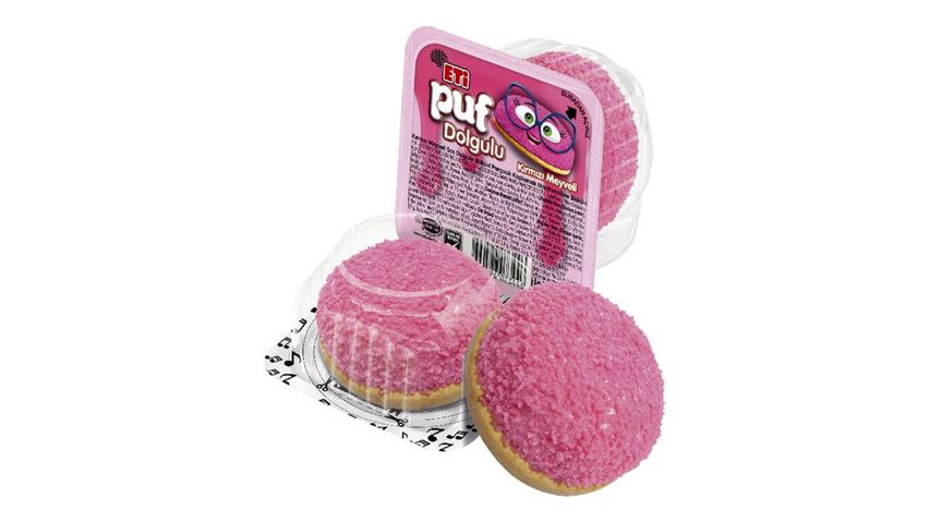 Eti Puffy Red Fruit Filled Biscuit 20 g
