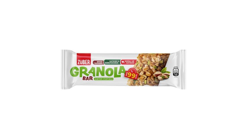 Züber Pistachio Granola Bar 25g