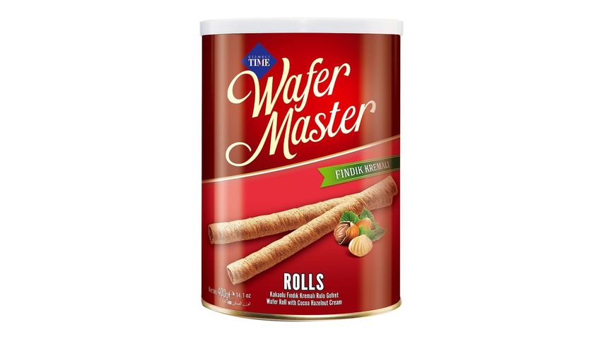 Time Wafer Master Rulo Fındıklı Gofret 400 g
