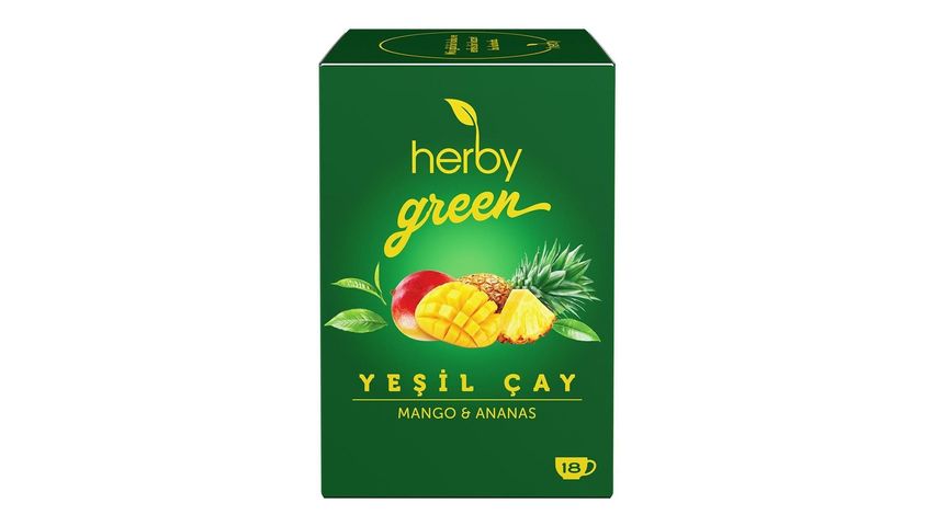 Herby Yeşil Çay Mango ve Ananas 18'li