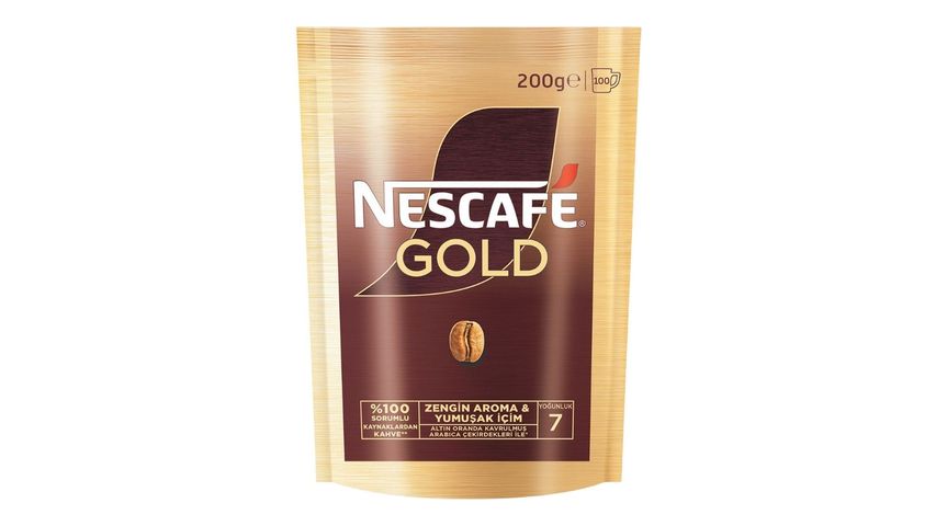 Nescafe Gold Çözünebilir Kahve 200 g Ekonomik Paket