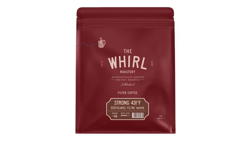 The Whirl Strong Filtre 431°F Öğütülmüş Kahve 250 g