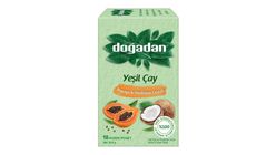 Doğadan Yeşil Çay Papaya & Hindistan Cevizli 18'li