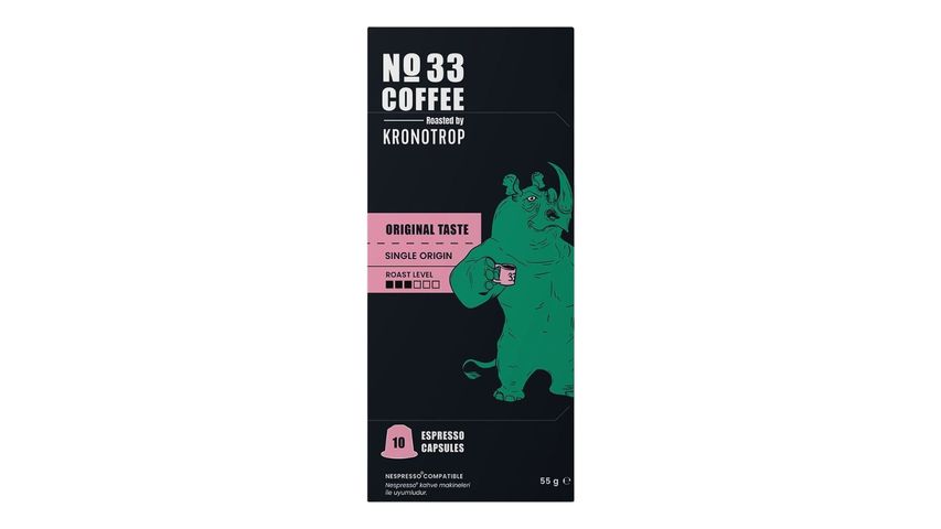 No:33 Espresso Original Taste Coffee Capsules 10 pcs