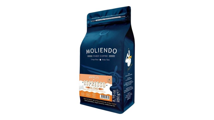 Moliendo Amalfi Espresso Blend Coffee Beans 250 g