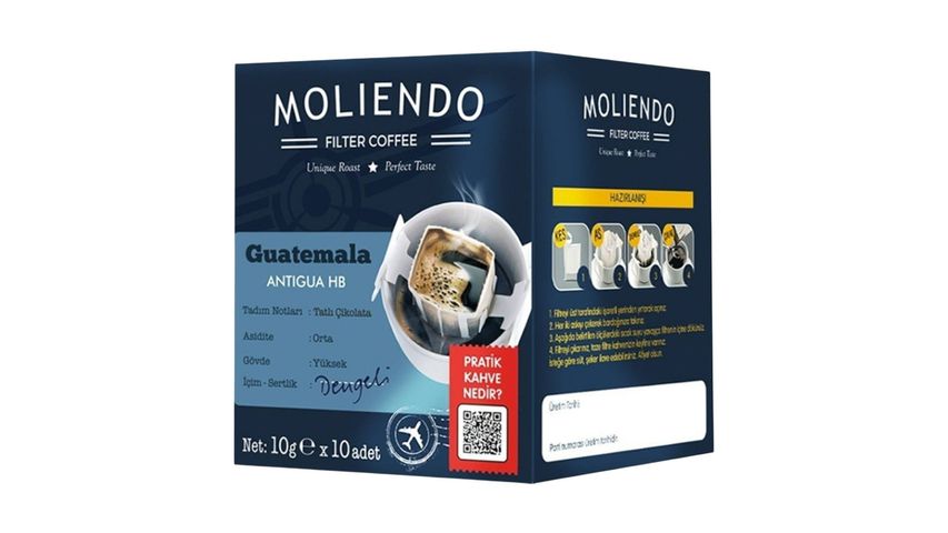 Moliendo Guatemala Antigua HB Pratik Filtre Kahve 10 x 10 g