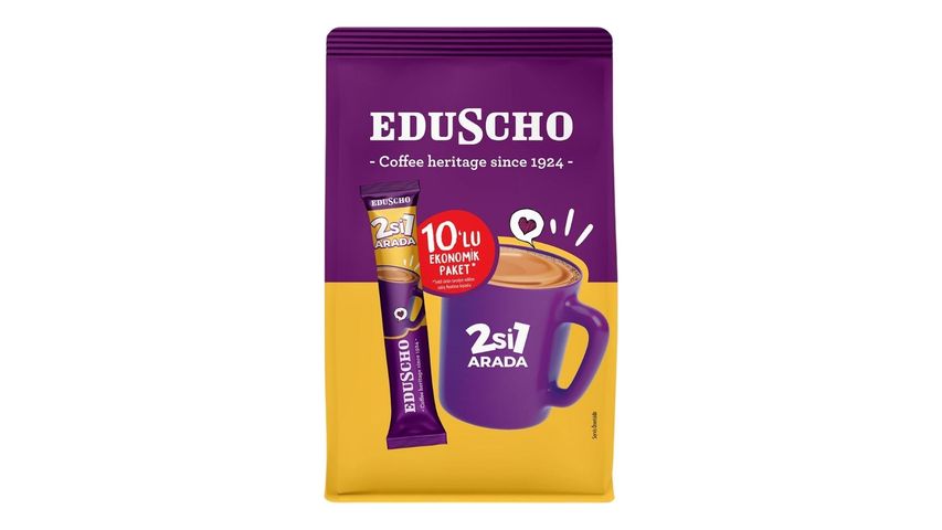 Eduscho 2'si 1 Arada Hazır Kahve 10 x 11 g