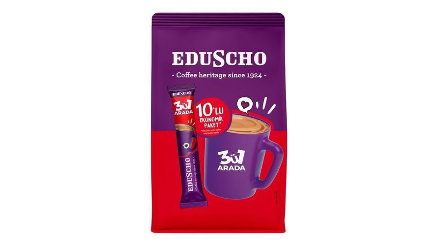 Eduscho 3'ü 1 Arada Hazır Kahve 10 x 17.5 g