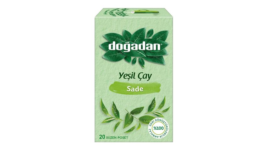 Doğadan Green Tea Plain 20 Pack