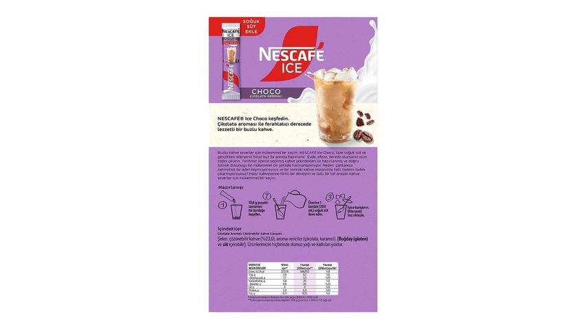 Nescafé Nescafe 3 in 1 Ice Choco 10.6 g Pack of 10