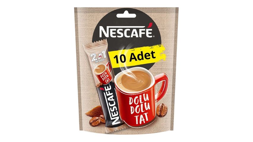 Nescafe 2si1 Arada Çözünebilir Kahve 10 x 10 g