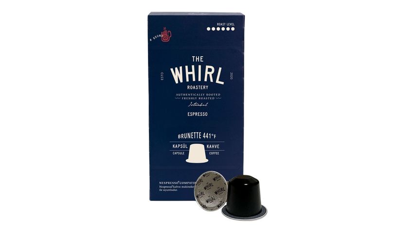The Whirl Espresso Brunette Capsule Coffee 55 g