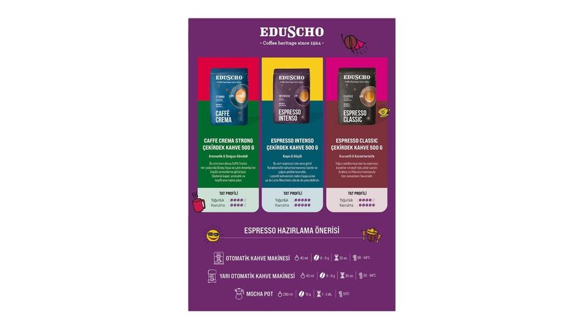 Eduscho Espresso Intenso Coffee Beans 500 g