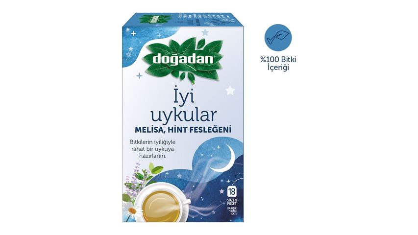 Doğadan İyi Uykular Melisa & Fesleğenli Bitki Çayı 18'li