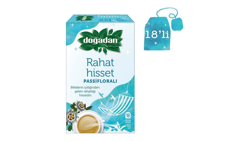 Doğadan Feel Comfortable Passionflower Tea 18-pack
