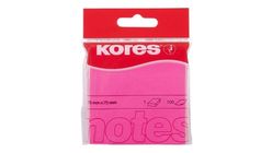 Kores Neon Magenta Bloknot 75 x 75 mm 100 Yaprak