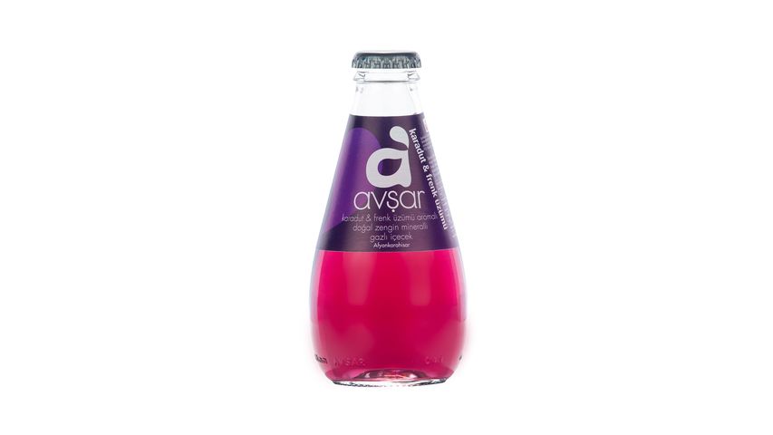 Avşar Karadut & Frenk Üzümü Aromalı Maden Suyu 6 x 200 ml