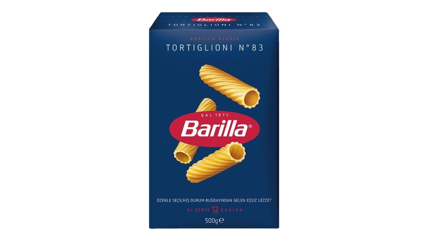 Barilla Tortiglioni (Kalın Kesme) Makarna 500 g