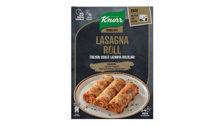 Knorr İtalyan Usulü Lazanya Ruloları Hazırlama Kiti 180 g