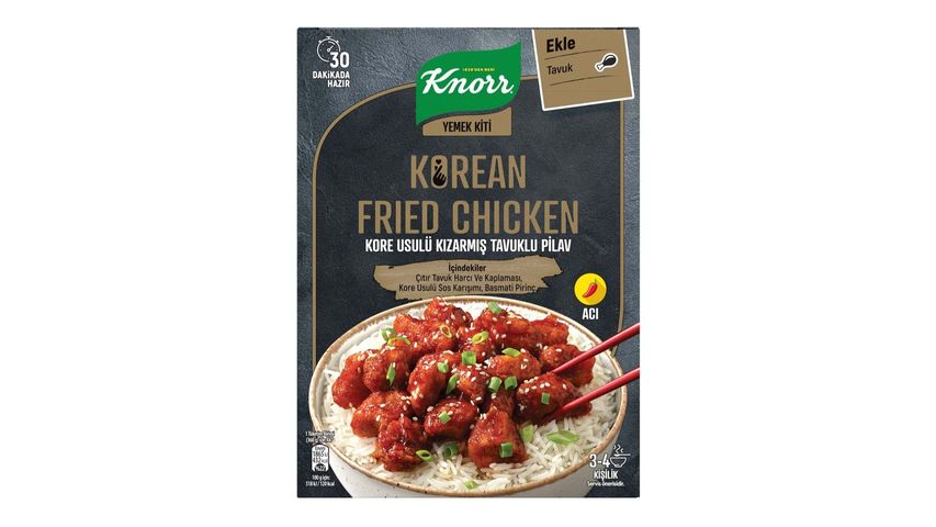 Knorr Kore Usulü Kızarmış Tavuklu Pilav Hazırlama Kiti 370 g