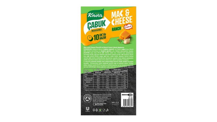 Knorr Ranch Mac & Cheese 212 g