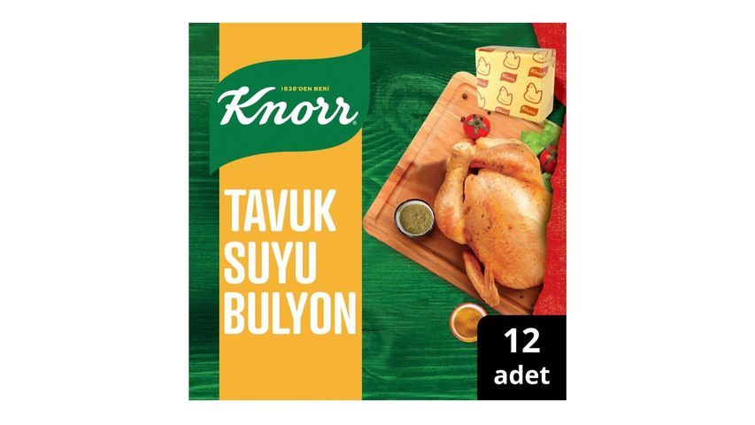 Knorr Tavuk Suyu Tablet Bulyon 12 adet
