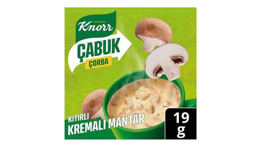 Knorr Çabuk Çorba Kıtırlı Kremalı Mantar 19 g