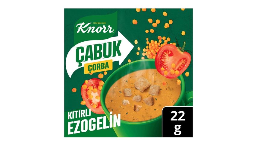 Knorr Çabuk Çorba Kıtırlı Ezogelin 22 g