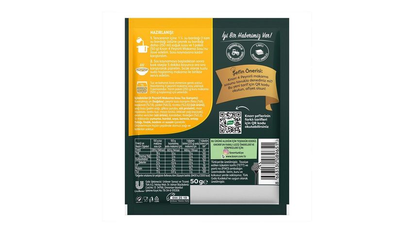 Knorr 4 Cheese Pasta Sauce 50 g