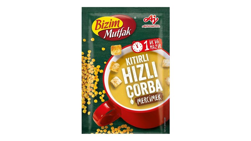Bizim Mutfak Crunchy Instant Lentil Soup 18 g