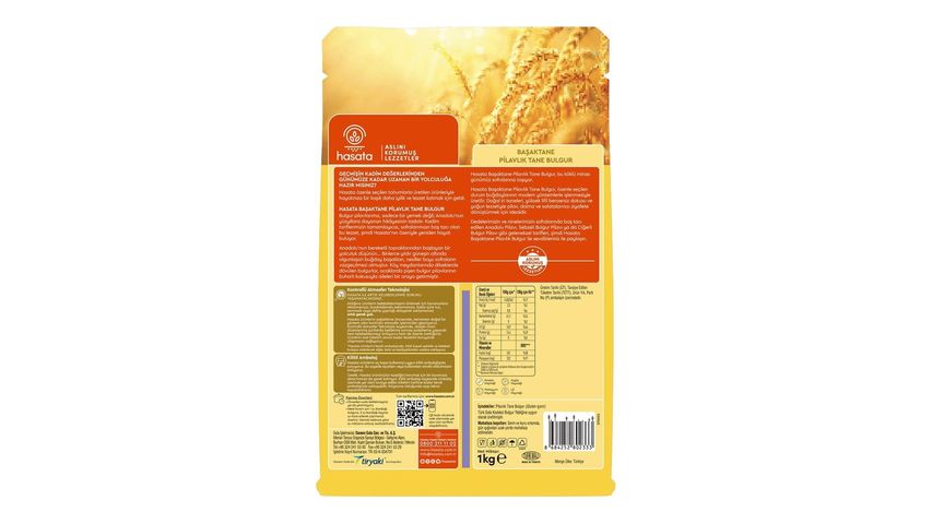 Hasata Başaktane Pilaf Bulgur 1 kg