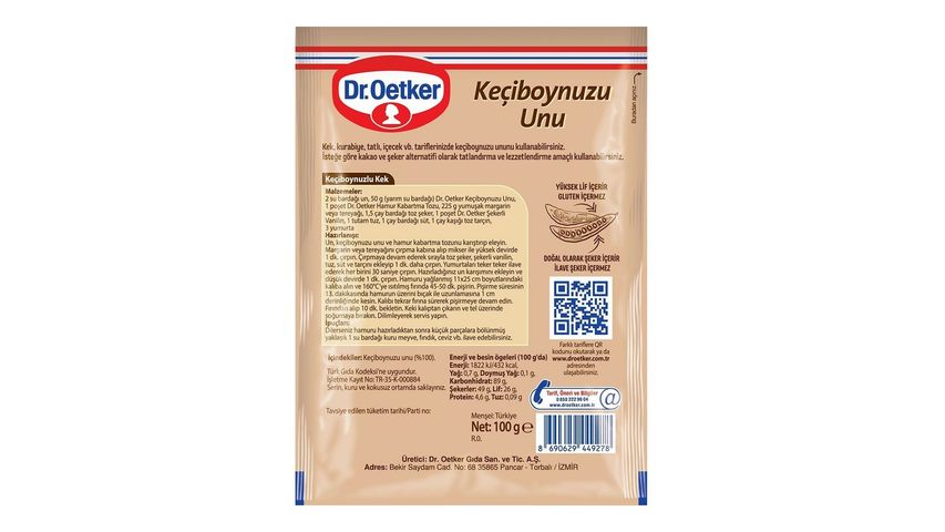 Dr. Oetker Keçiboynuzu Unu 100 g